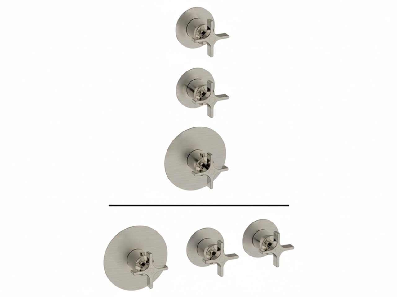 Parte externa termostático ducha 2 funciones WELLNESS_GS00R200 -1