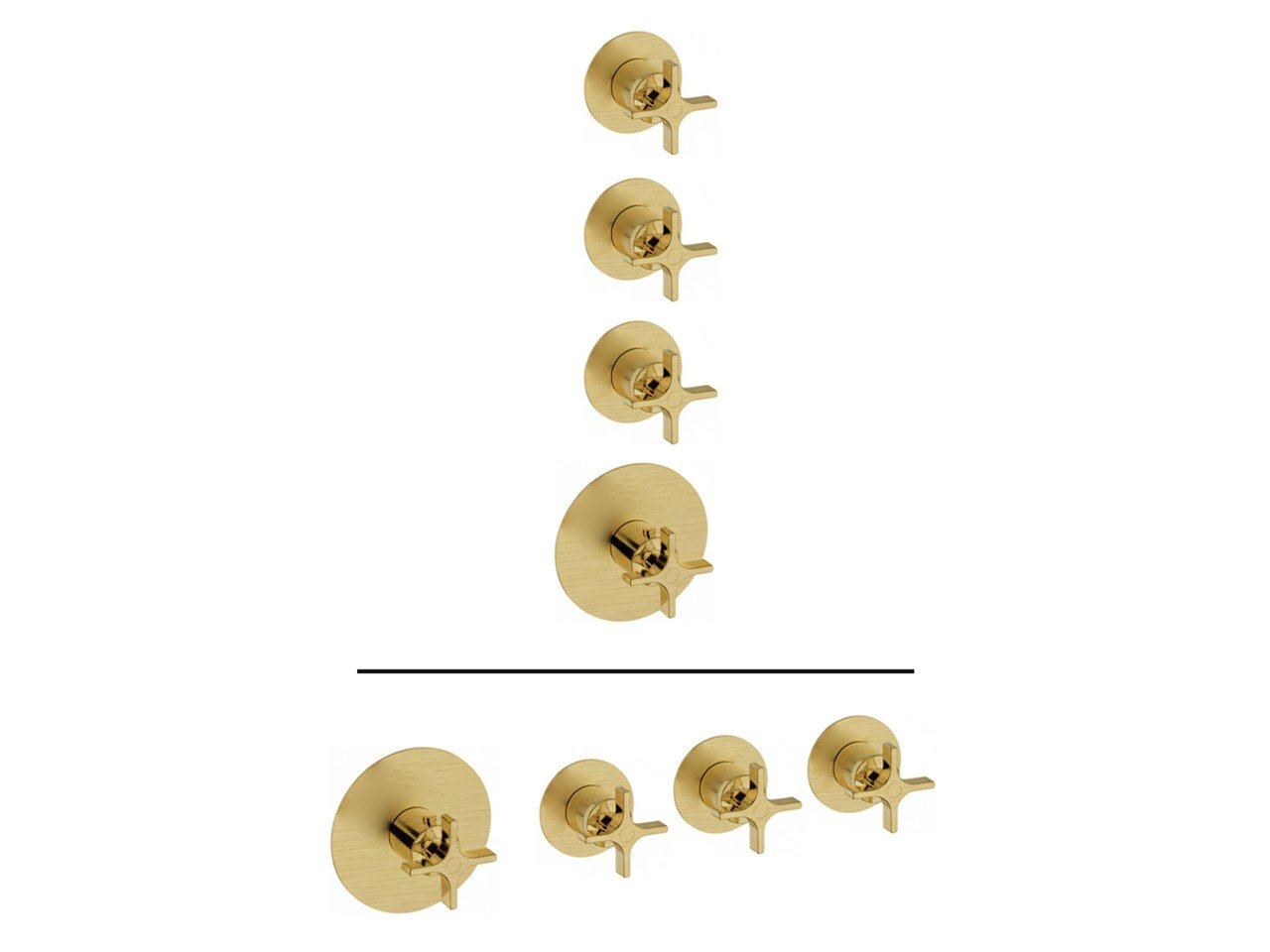 Parte externa termostático ducha 3 funciones WELLNESS_GS00R300 -1