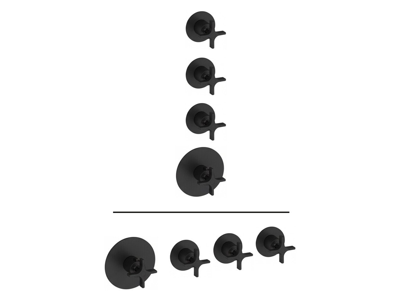 Parte externa termostático ducha 3 funciones WELLNESS_GS00R300 -1