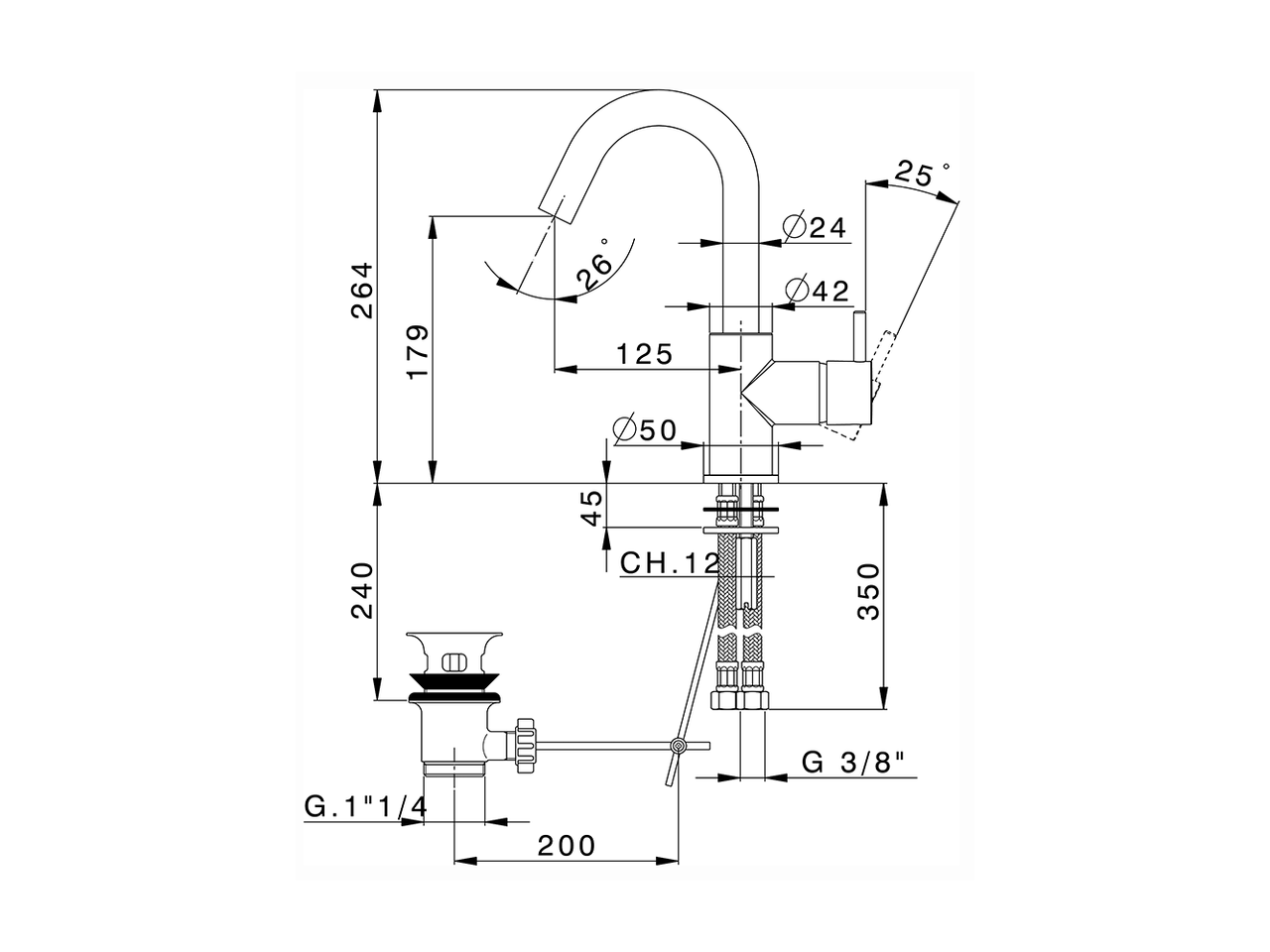 Lavabo monomando EnergySave NUOVA LESS_LN000475 - v1
