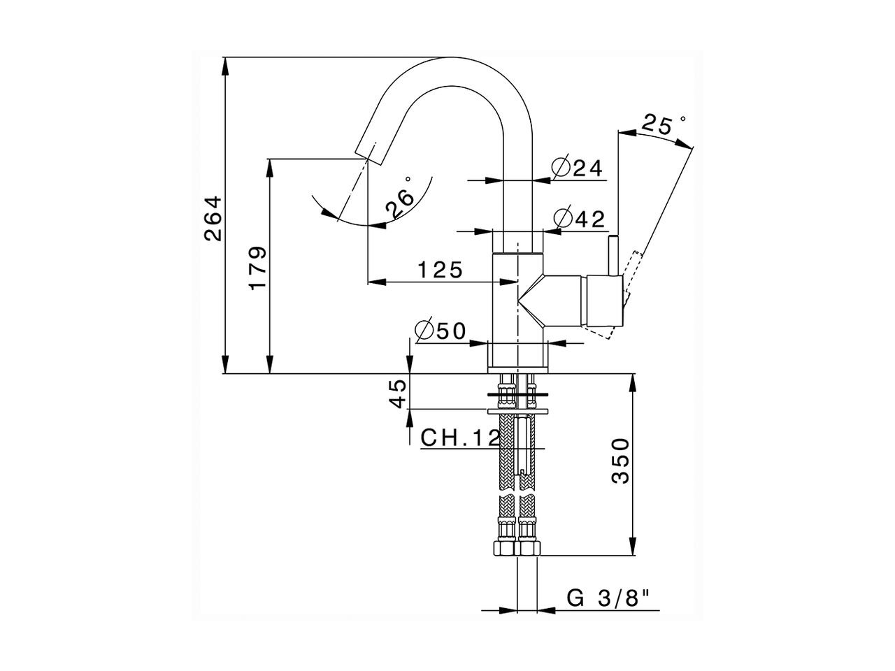 Lavabo monomando EnergySave NUOVA LESS_LN000485 - v1