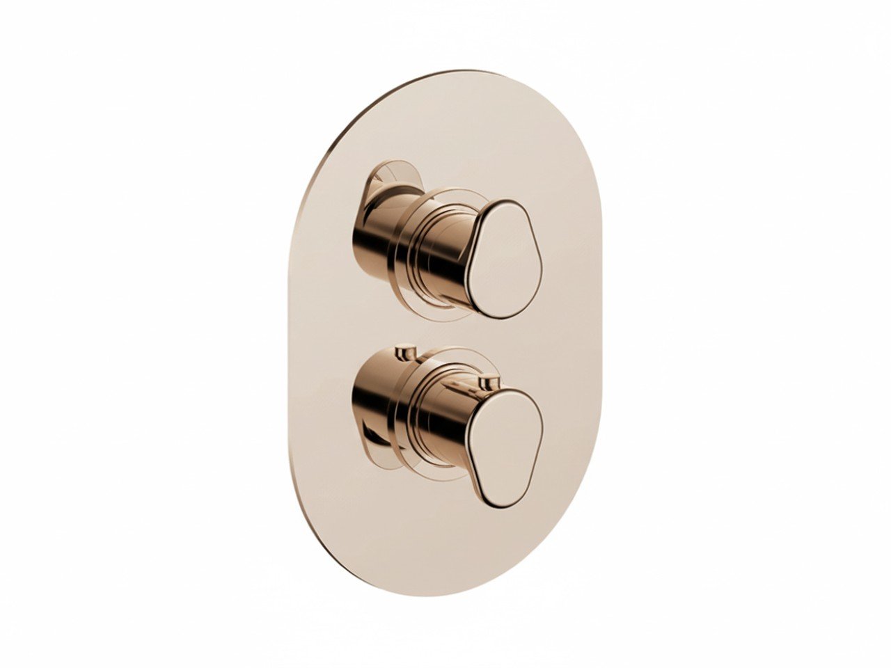 Parte externa termostático ducha emp. 2 salidas LINEAVIVA_LV018100 -1