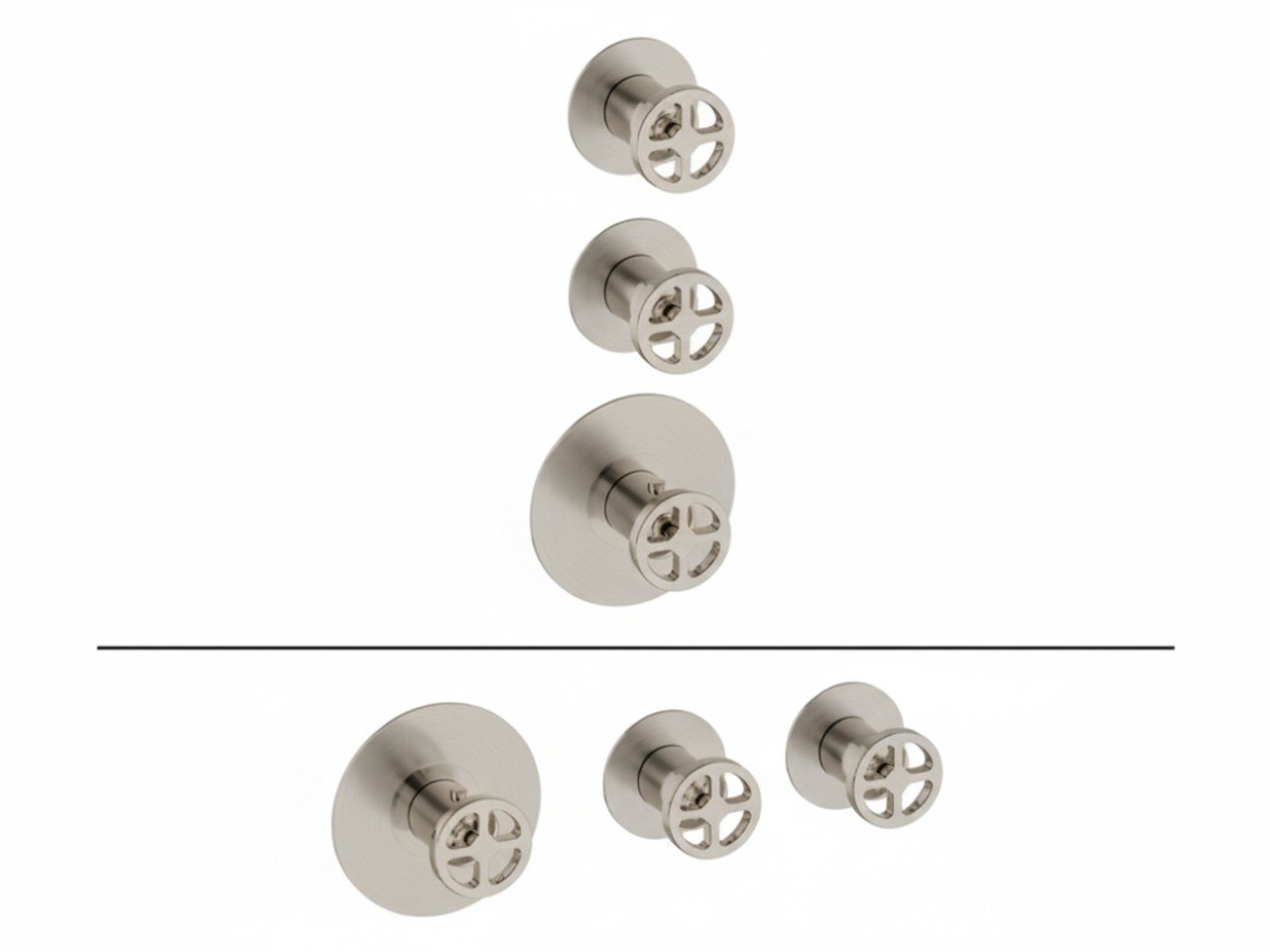 Parte externa termostático ducha 2 funciones WELLNESS_MN00R200 -1