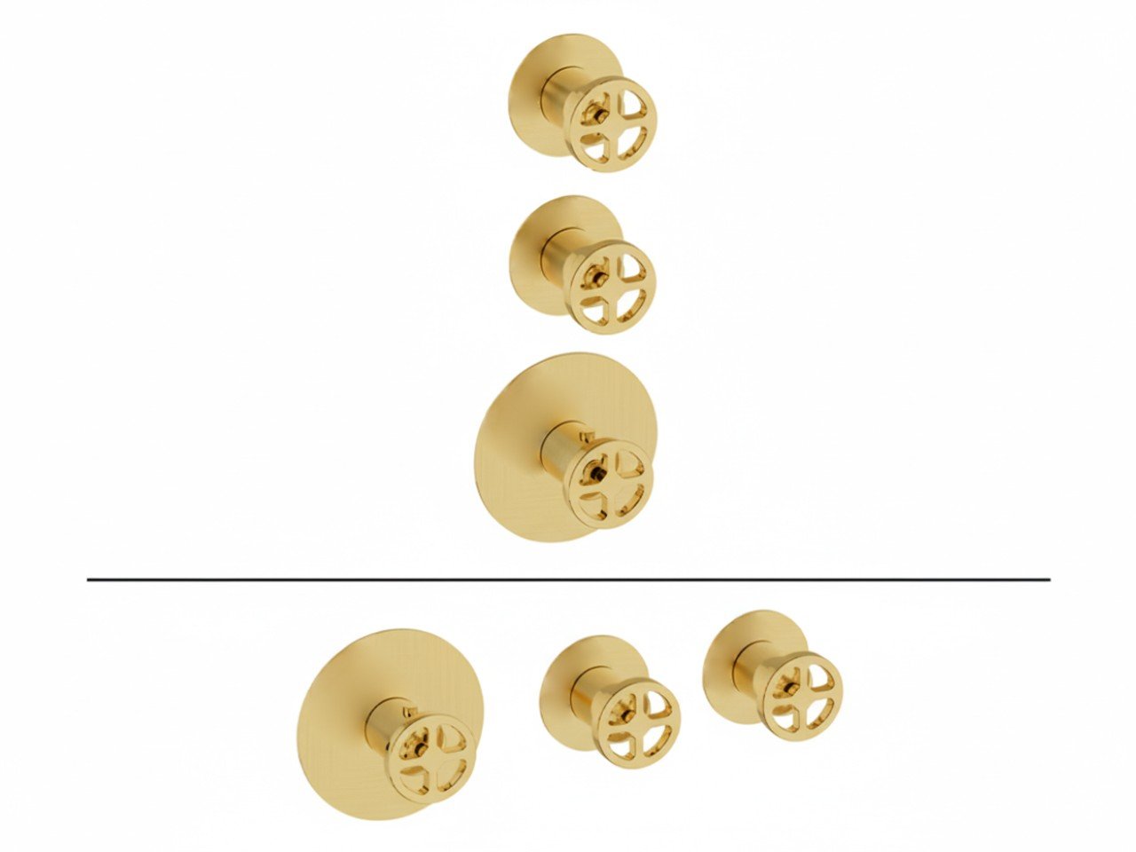 Parte externa termostático ducha 2 funciones WELLNESS_MN00R200 -1