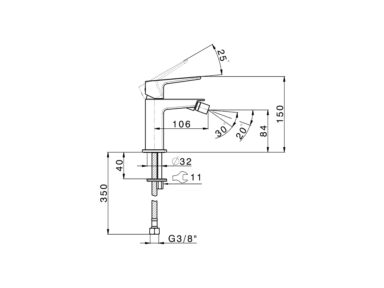 Bidé monomando ROCK&ROLL_RK000564 - v1