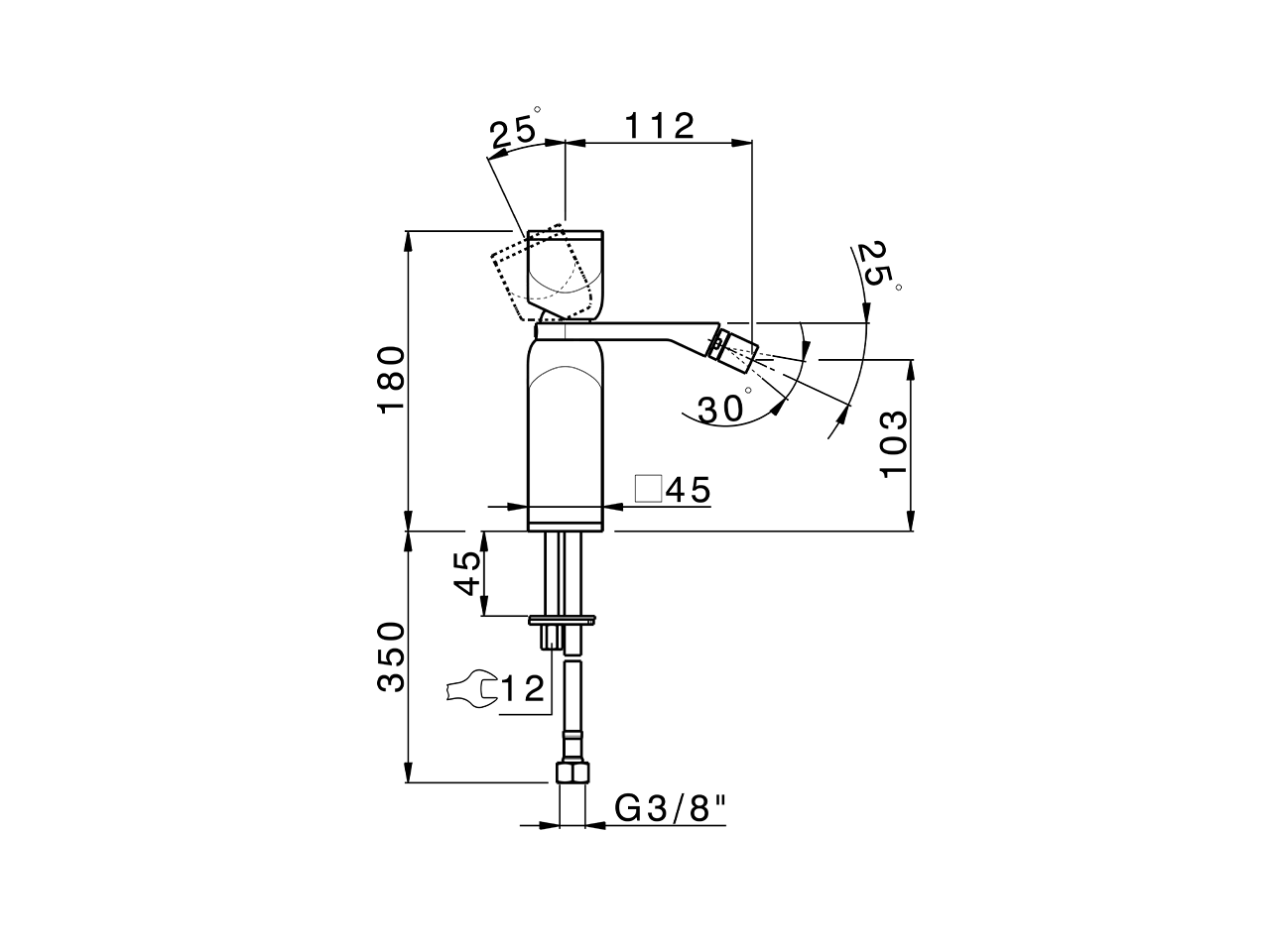 Bidé monomando HI-RISE_RM000564 - v1