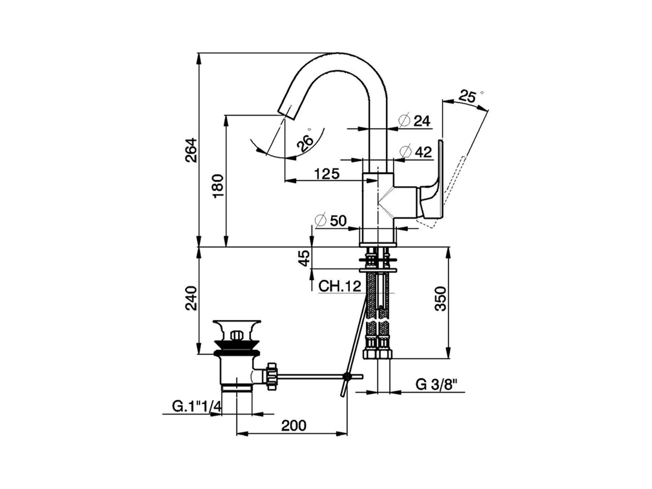 Lavabo monomando EnergySave ALMA_A3000475 - v1