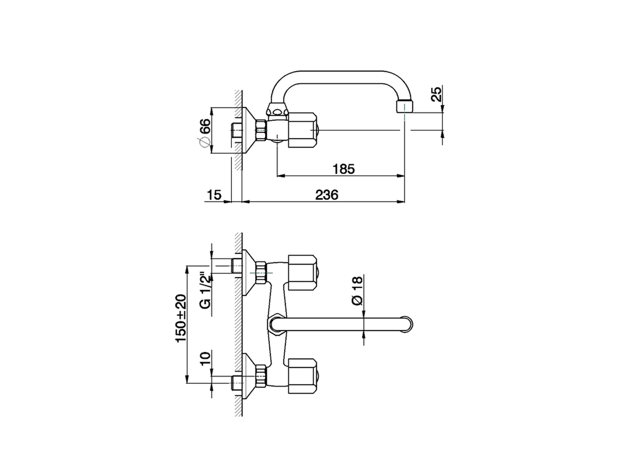 Fregadero de pared TR_TR000410 - v1