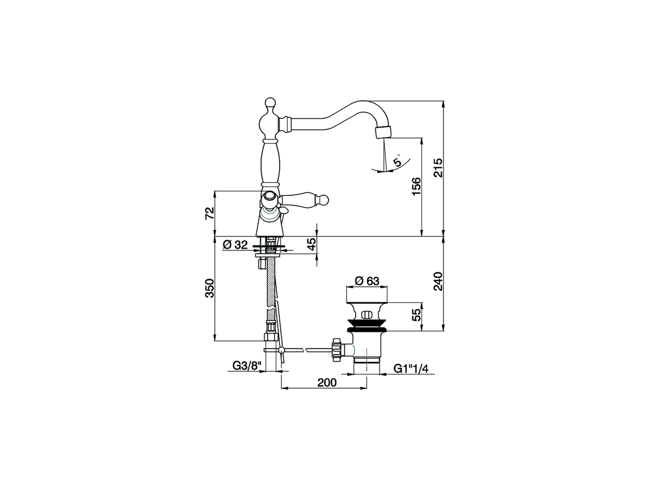 Lavabo ARCANA TOSCANA_TS000521 - v1
