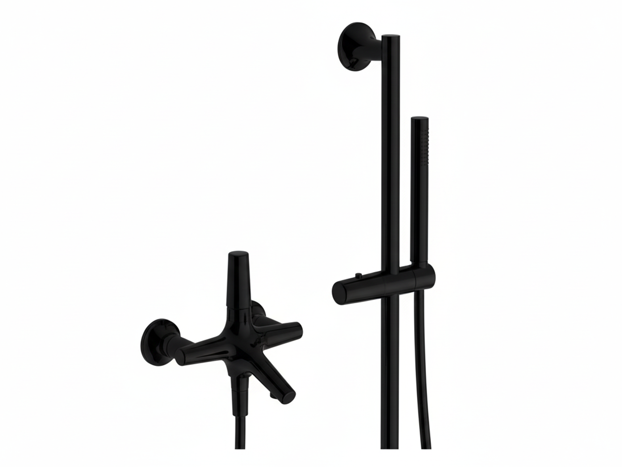 Bañera monomando con duplex VITA_VI000064 -1