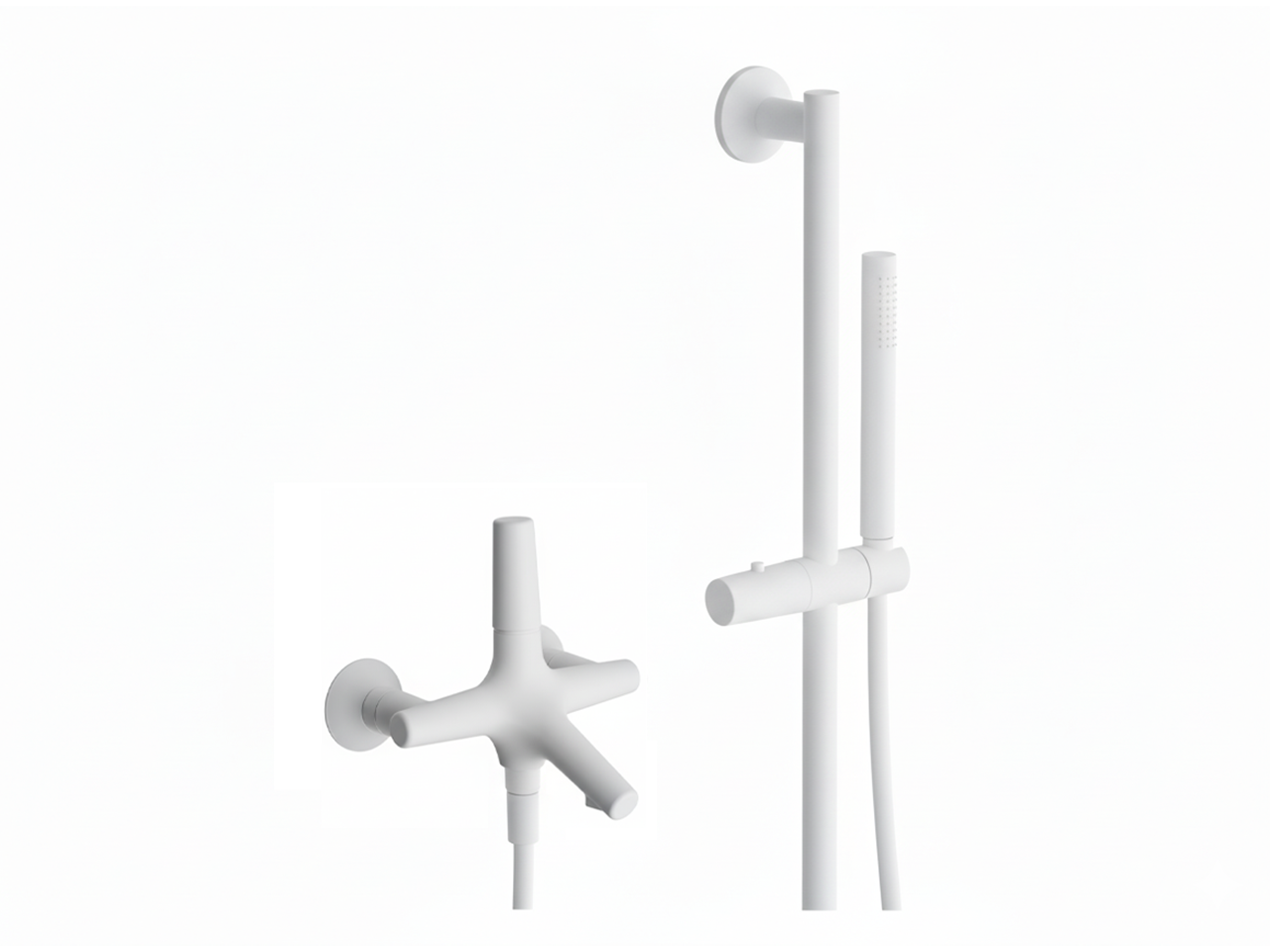 Bañera monomando con duplex VITA_VI000064 -1