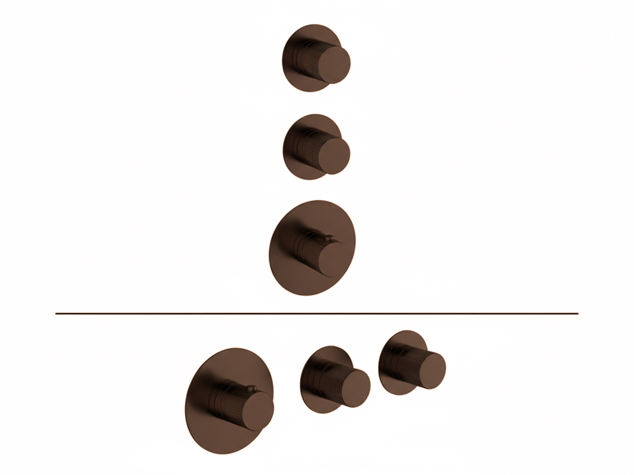 Parte externa termostático ducha 2 funciones NUANCE X32_X100R200 -1