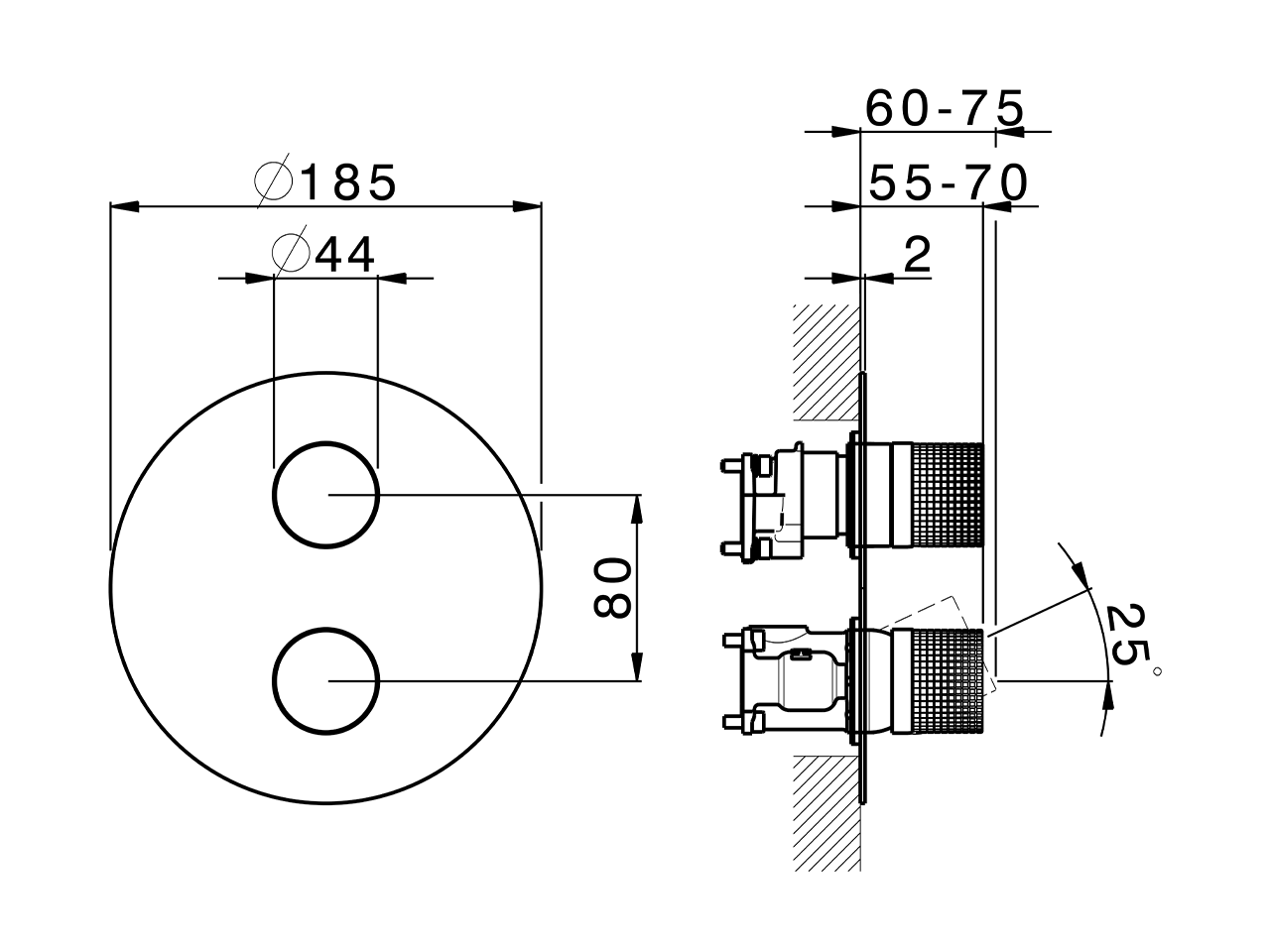 Conjunto Monomando para One-Box NUANCE X32_X10BM030 - v1