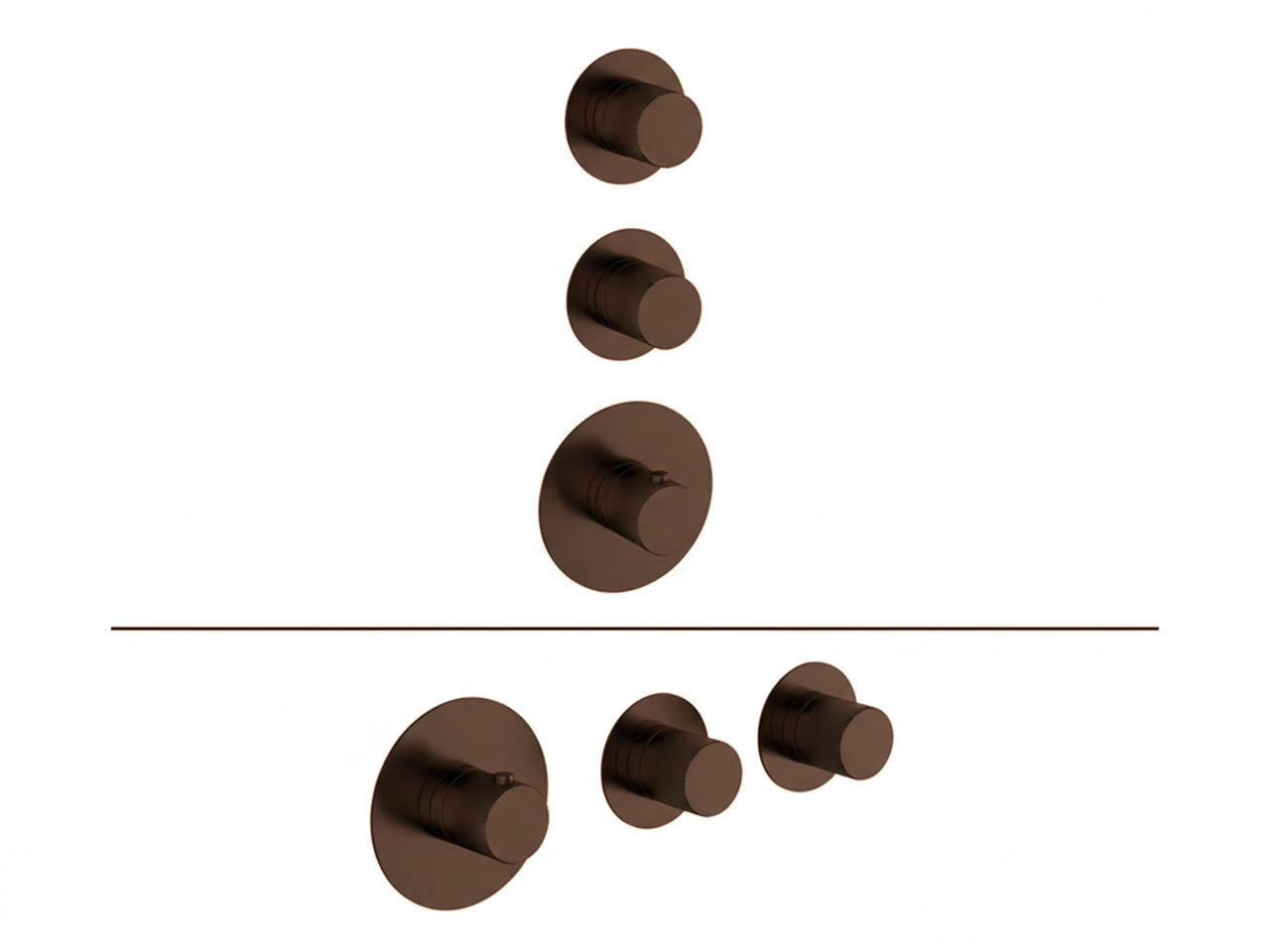 Parte externa termostático ducha 2 funciones SMOOTH X32_X300R200 -1