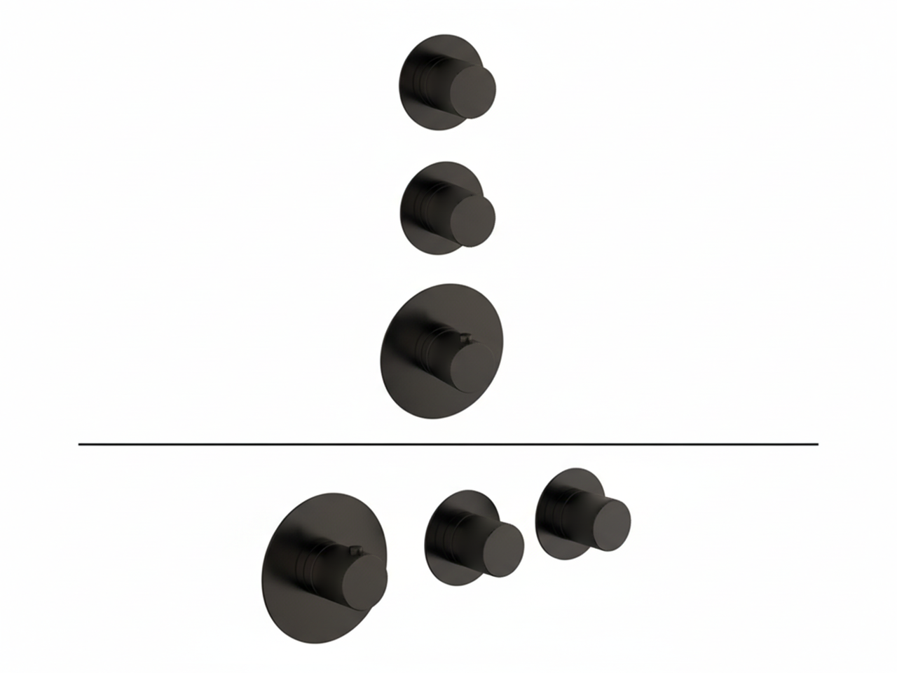 Parte externa termostático ducha 2 funciones SMOOTH X32_X300R200 -1