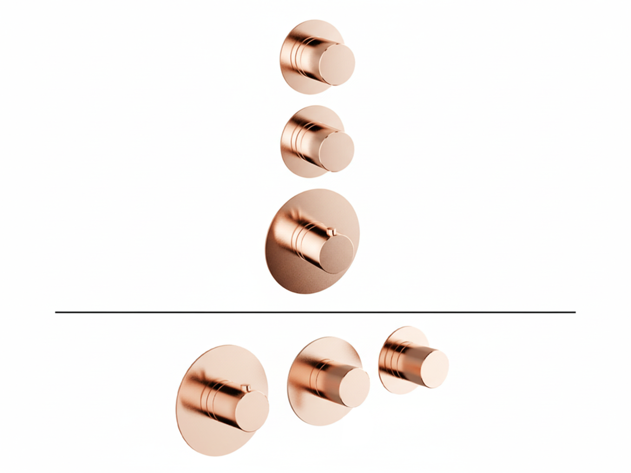 Parte externa termostático ducha 2 funciones SMOOTH X32_X300R200 -1