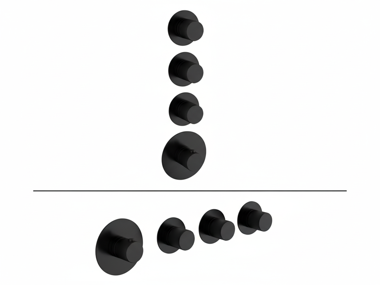 Parte externa termostático ducha 3 funciones WELLNESS_X300R300 -1