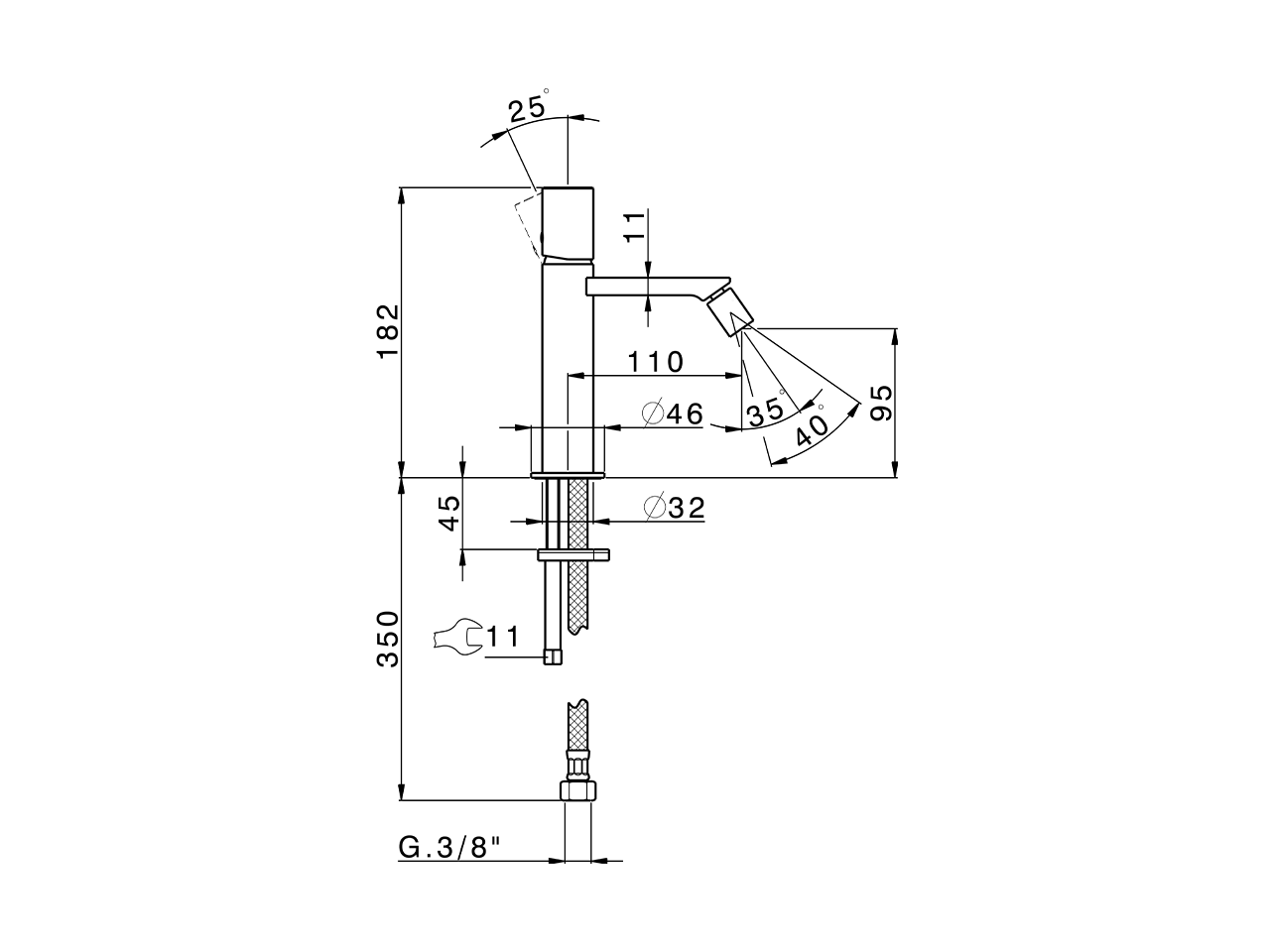Bidé monomando SMOOTH X32_X4000564 - v1