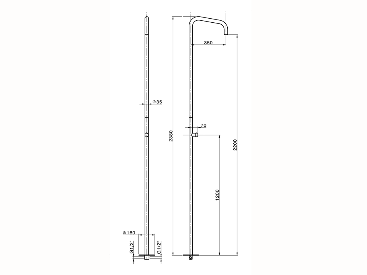 Columna de ducha progresiva WELLNESS_XI005120 - v1