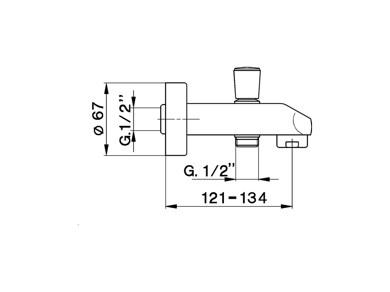 Caño de erogación COMPLEMENTOS_ZA000250 - v1