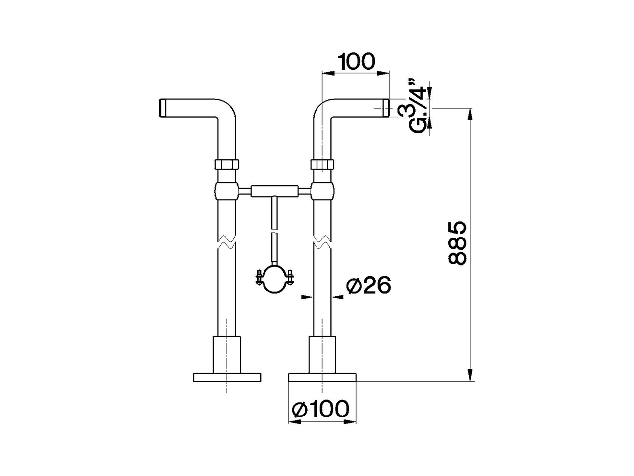 Pareja de columnas de suelo COMPLEMENTOS_ZA003830 - v1