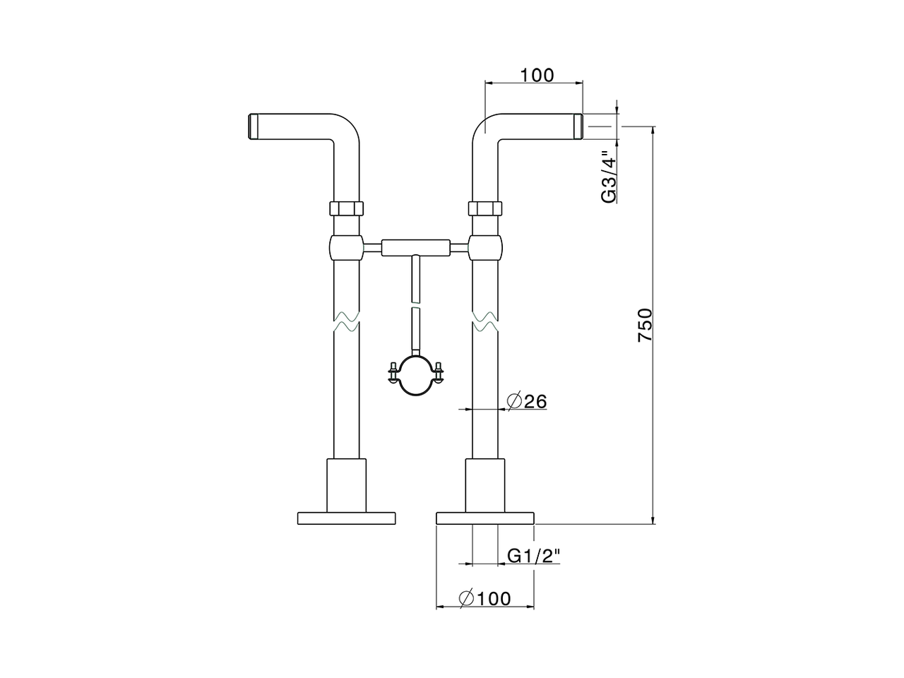 Pareja de columnas de suelo COMPLEMENTOS_ZA003833 - v1