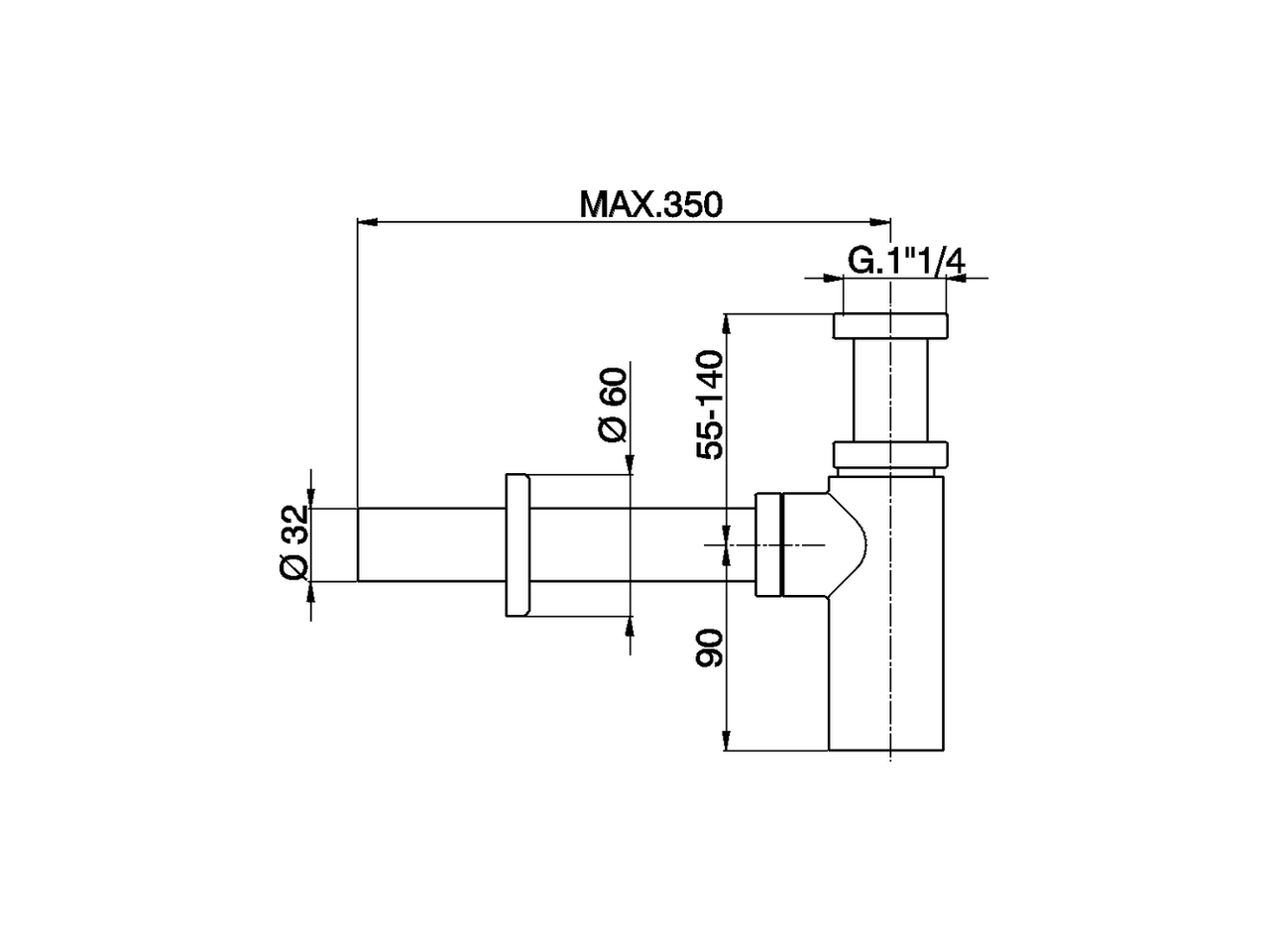 Sifón minimalista 1