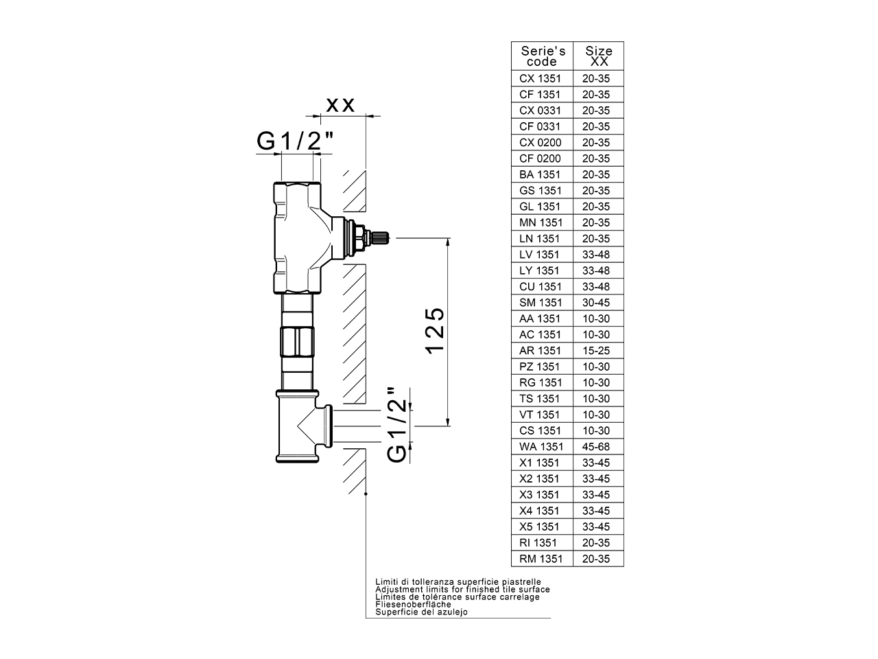 Parte empotrada lavabo de pared EMPOTRADO_ZA033511 - v1