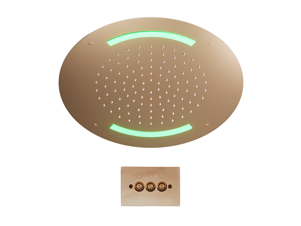 Rociador de techo con cromoterapia Ø 420 mm ZEN SHOWER_ZS0C0015 -1