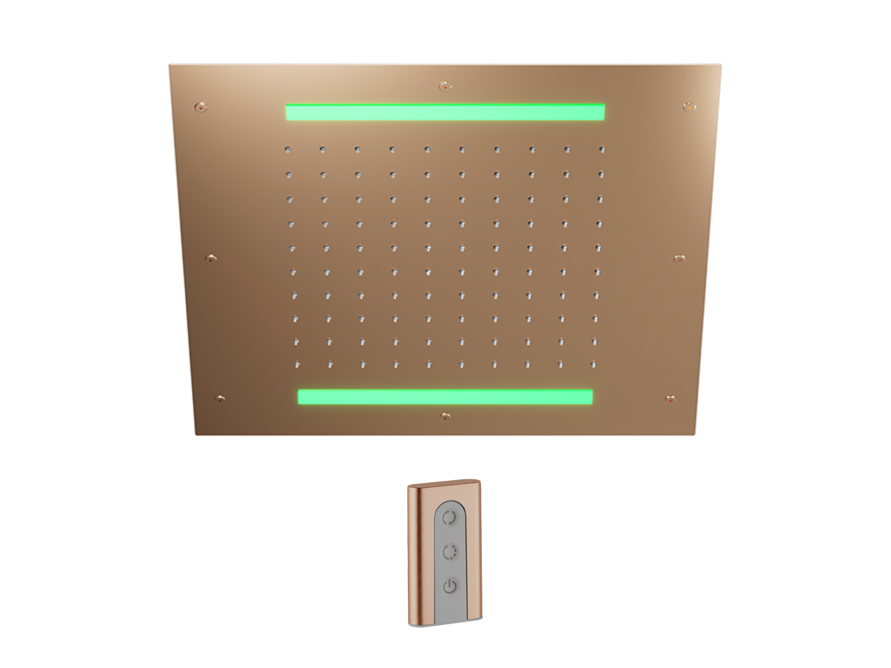 Rociador de techo con cromoterapia 430x430 mm ZEN SHOWER_ZS0C0050 -1