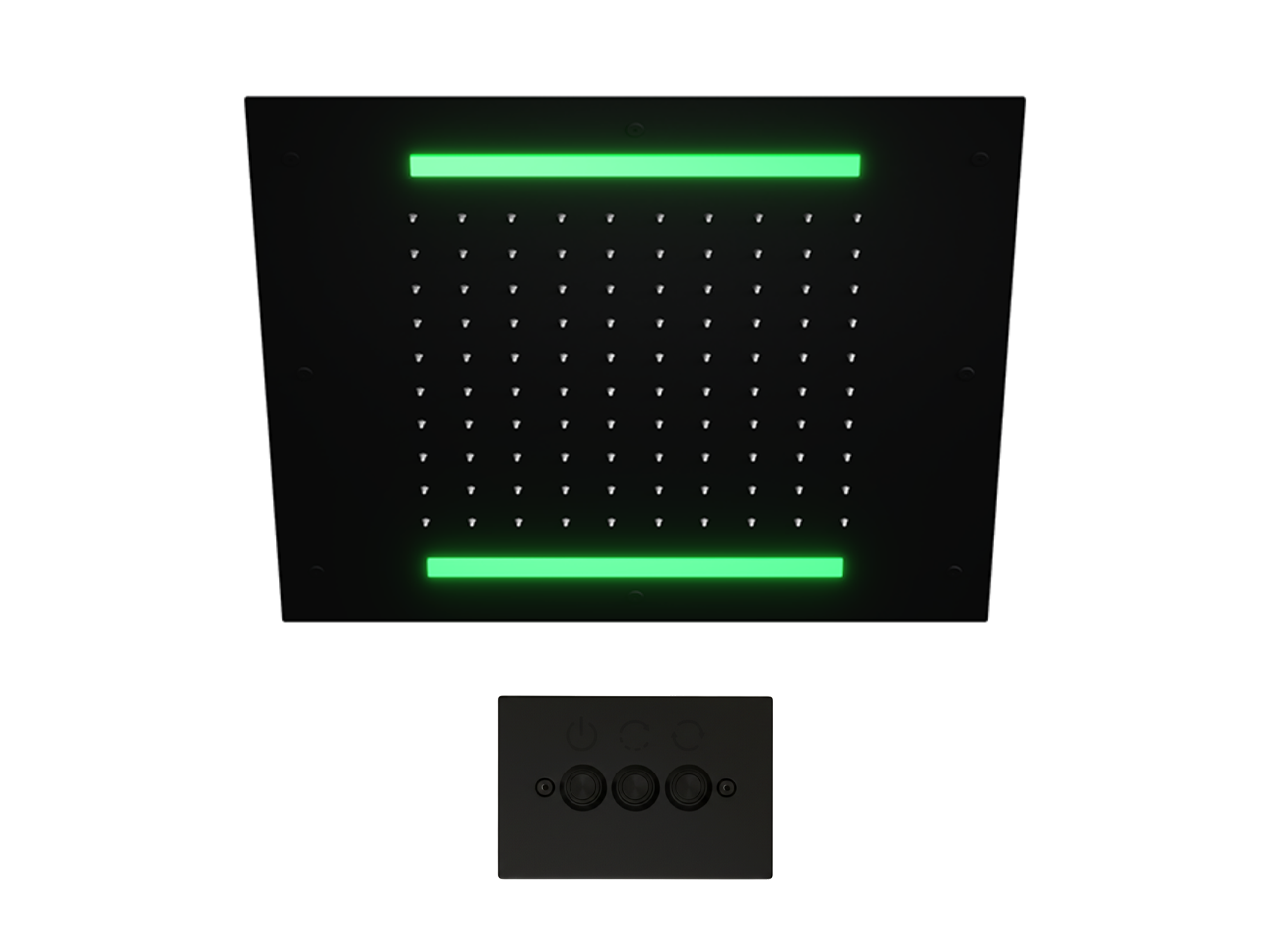 Rociador de techo con cromoterapia 430x430 mm ZEN SHOWER_ZS0C0055 -1