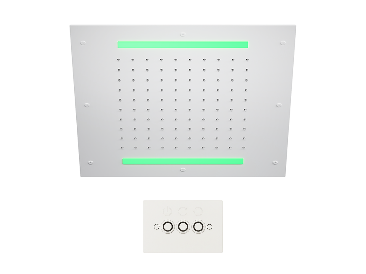 Rociador de techo con cromoterapia 430x430 mm ZEN SHOWER_ZS0C0055 -1