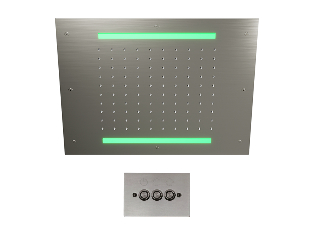 Rociador de techo con cromoterapia 430x430 mm ZEN SHOWER_ZS0C0055 -1