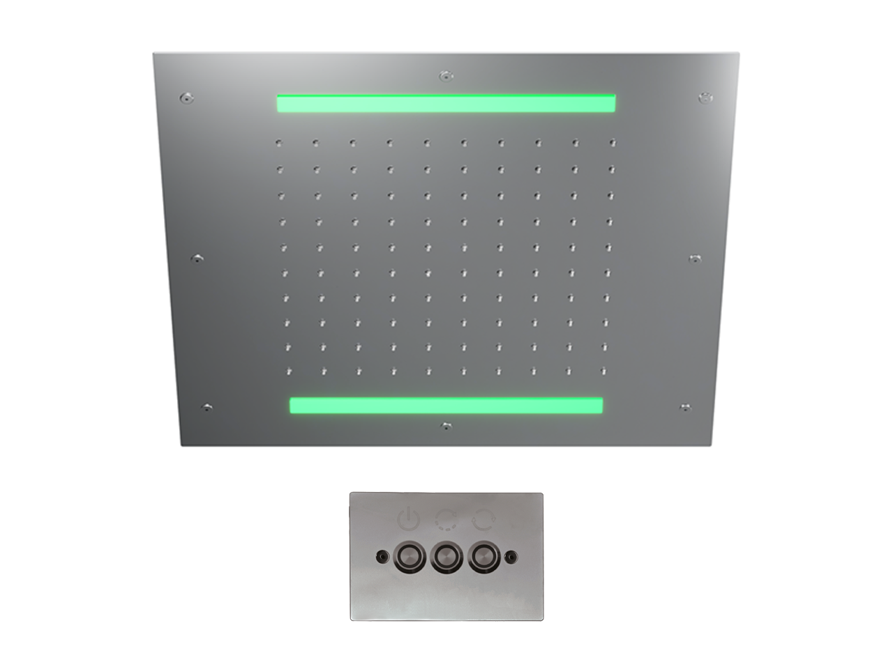 Rociador de techo con cromoterapia 430x430 mm ZEN SHOWER_ZS0C0055 -1