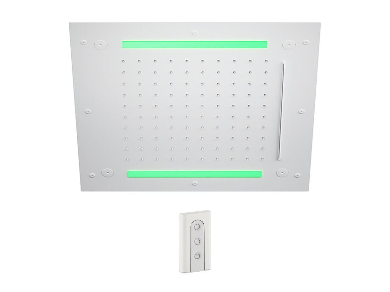 Rociador de techo con cromoterapia 430x430 mm WELLNESS_ZS0C0060 -1