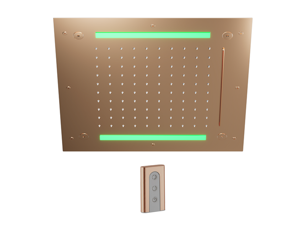 Rociador de techo con cromoterapia 430x430 mm WELLNESS_ZS0C0060 -1