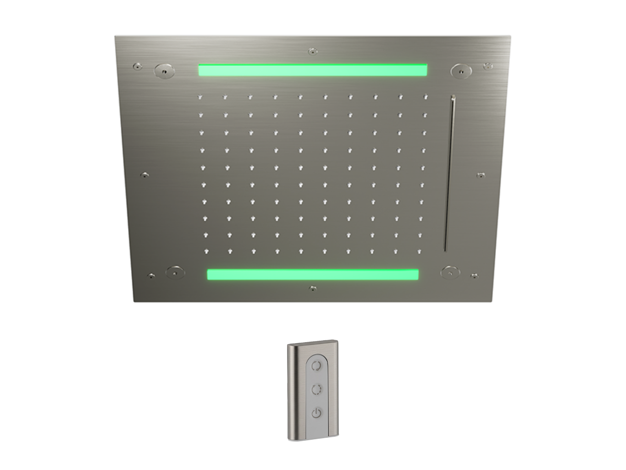 Rociador de techo con cromoterapia 430x430 mm WELLNESS_ZS0C0060 -1