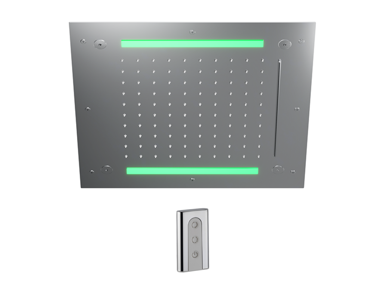 Rociador de techo con cromoterapia 430x430 mm WELLNESS_ZS0C0060 -1