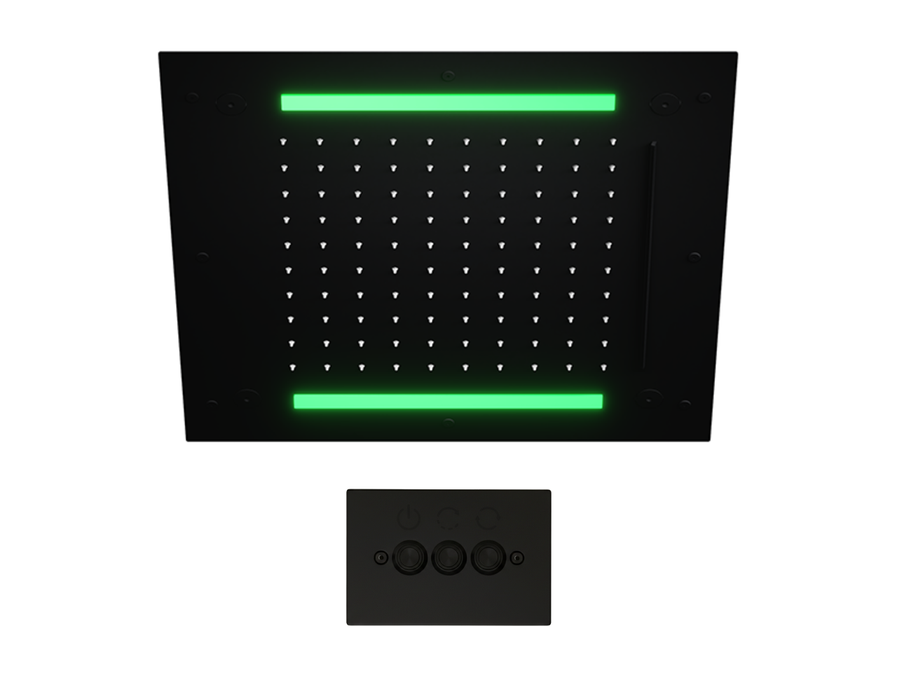 Rociador de techo con cromoterapia 430x430 mm WELLNESS_ZS0C0065 -1