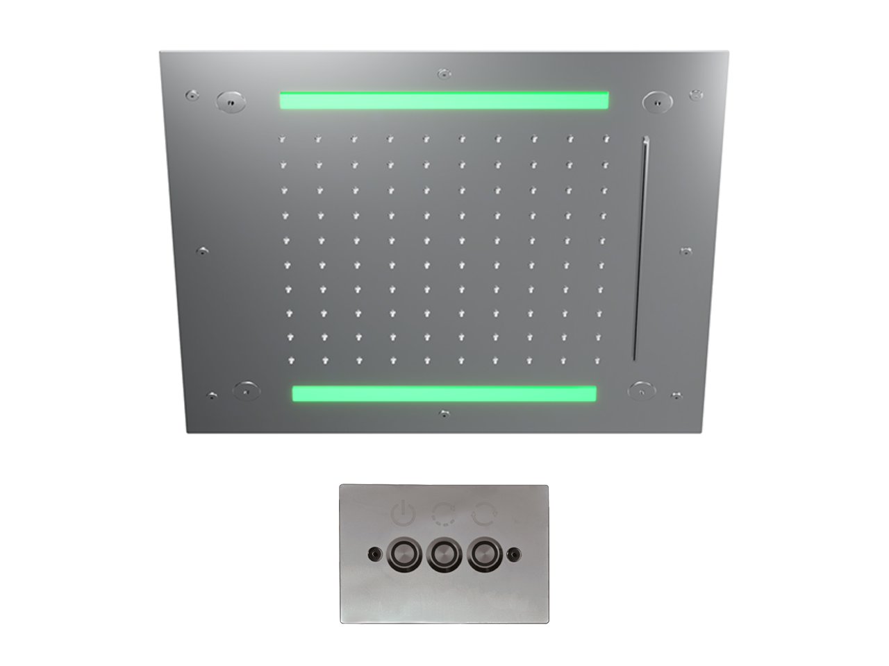 Rociador de techo con cromoterapia 430x430 mm ZEN SHOWER_ZS0C0065 -1