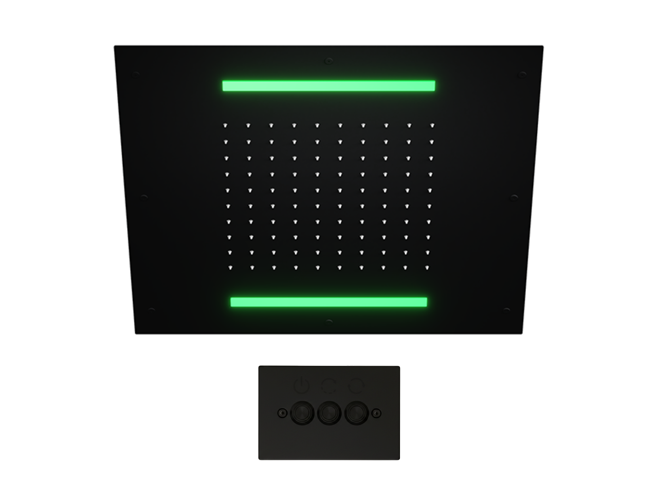 Rociador de techo con cromoterapia 500x500 mm ZEN SHOWER_ZS0C0075 -1