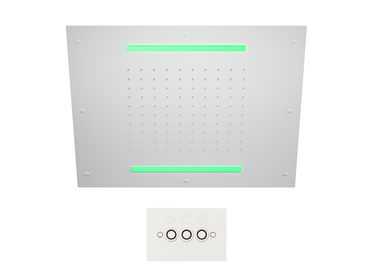 Rociador de techo con cromoterapia 500x500 mm ZEN SHOWER_ZS0C0075 -1