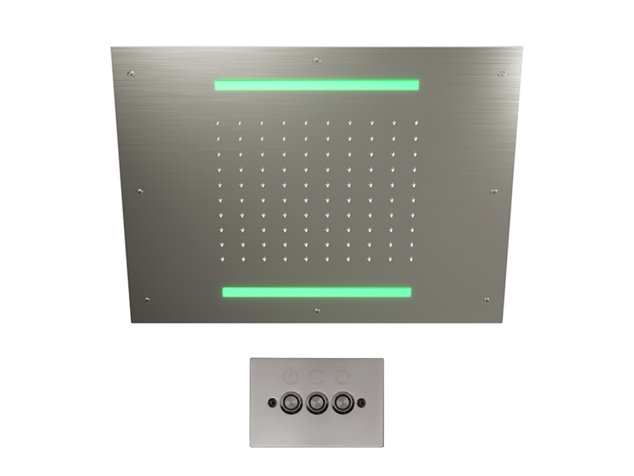 Rociador de techo con cromoterapia 500x500 mm ZEN SHOWER_ZS0C0075 -1