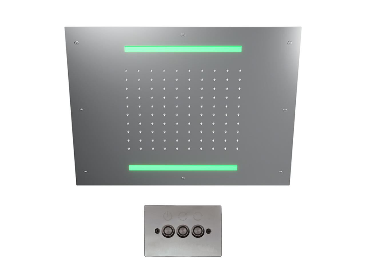 Rociador de techo con cromoterapia 500x500 mm ZEN SHOWER_ZS0C0075 -1