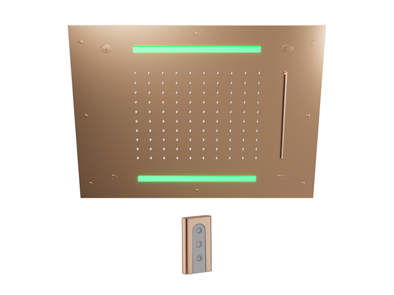 Rociador de techo con cromoterapia 500x500 mm ZEN SHOWER_ZS0C0080 -1