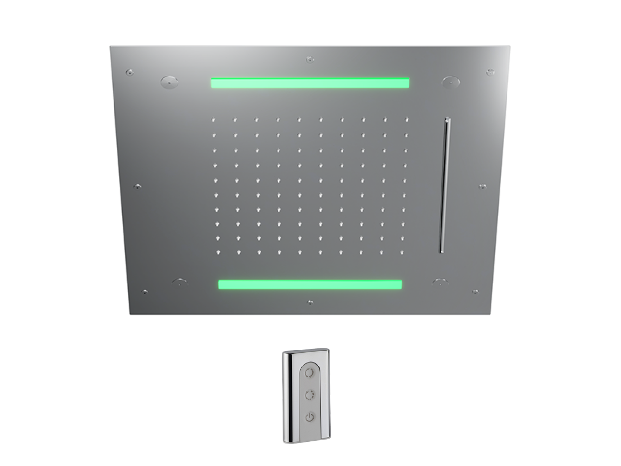 Rociador de techo con cromoterapia 500x500 mm WELLNESS_ZS0C0080 -1