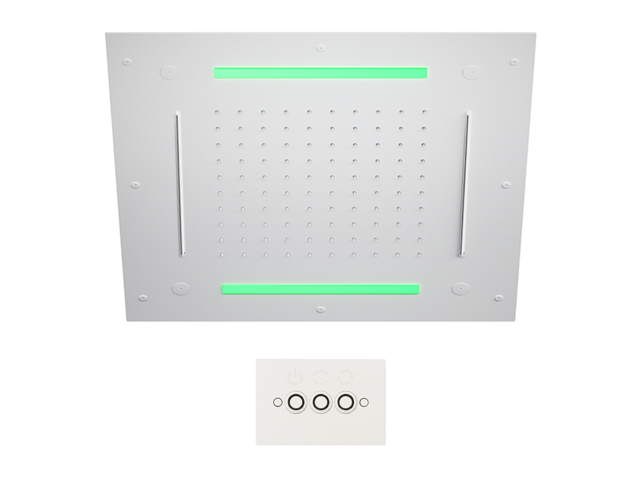 Rociador de techo con cromoterapia 500x500 mm WELLNESS_ZS0C0095 -1
