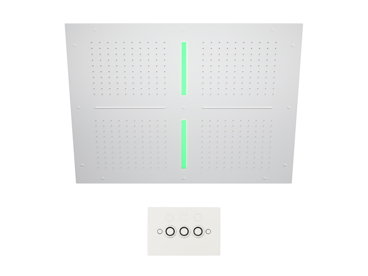 Rociador de techo con cromoterapia 800x800 mm ZEN SHOWER_ZS0C0105 -1
