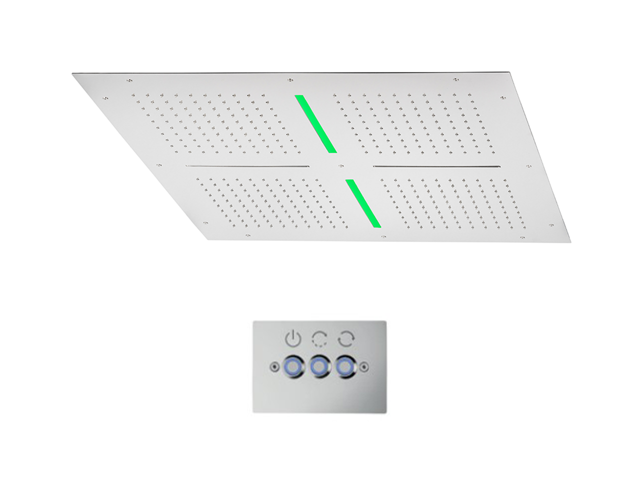 CisalRociador de techo con cromoterapia 800x800 mm ZEN SHOWER_ZS0C0105