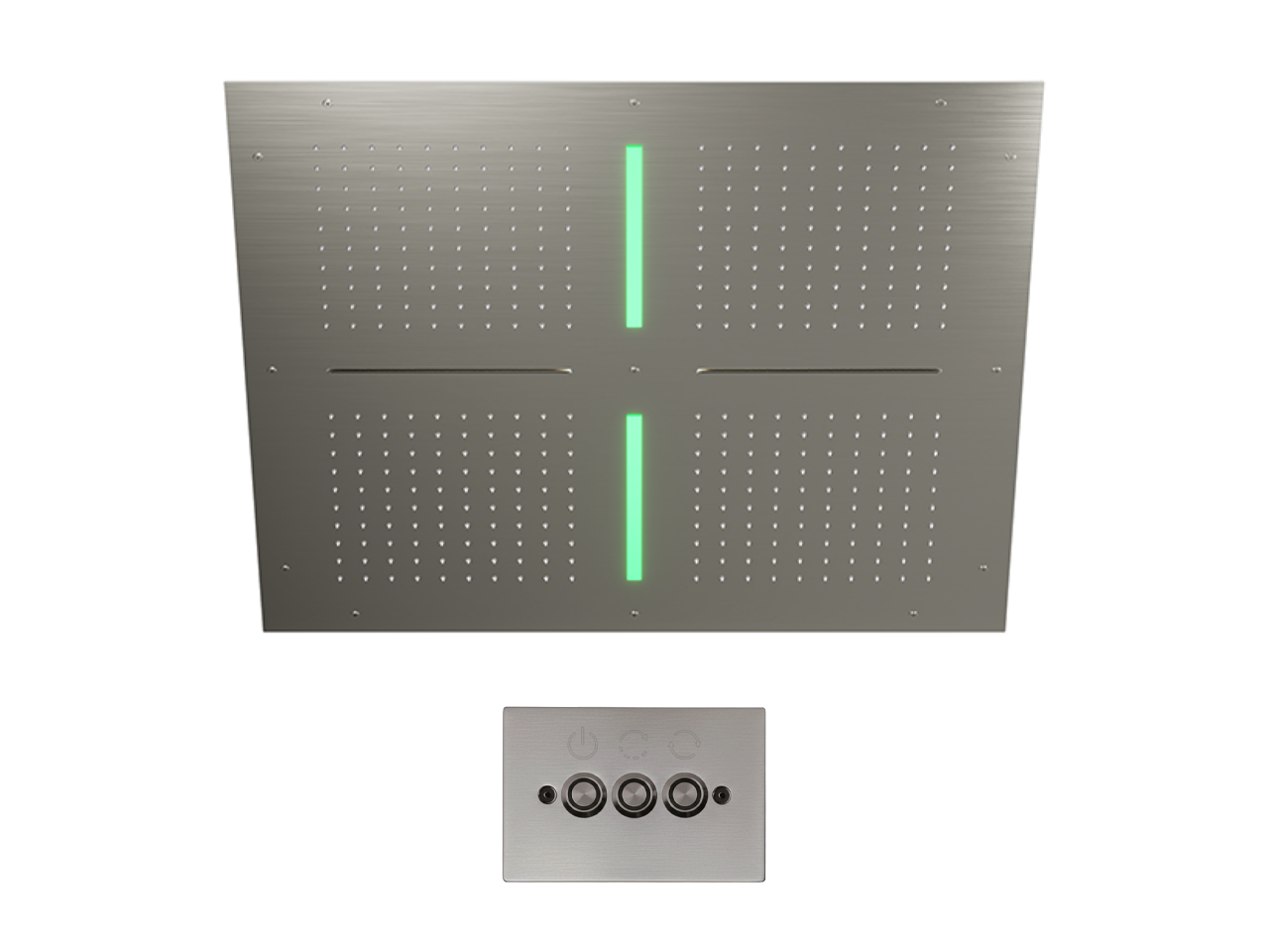 Rociador de techo con cromoterapia 800x800 mm ZEN SHOWER_ZS0C0105 -1